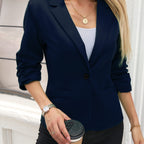 Fenna - Single Button Colored Blazer