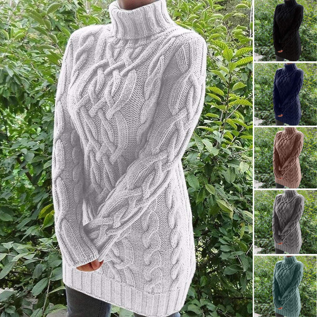 LEONE | Cozy Women's Roll Neck Sweater for Winter