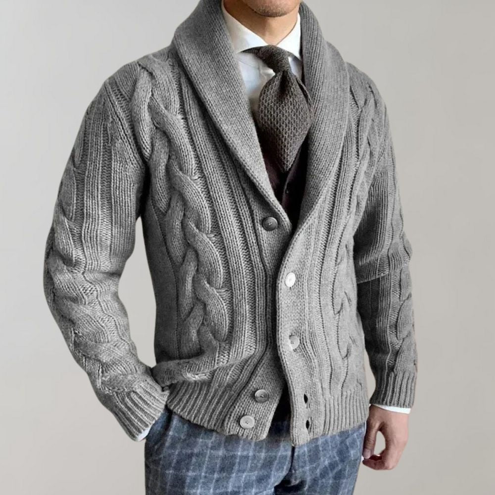 Samuel - Men's Cozy Button-Up Waistcoat
