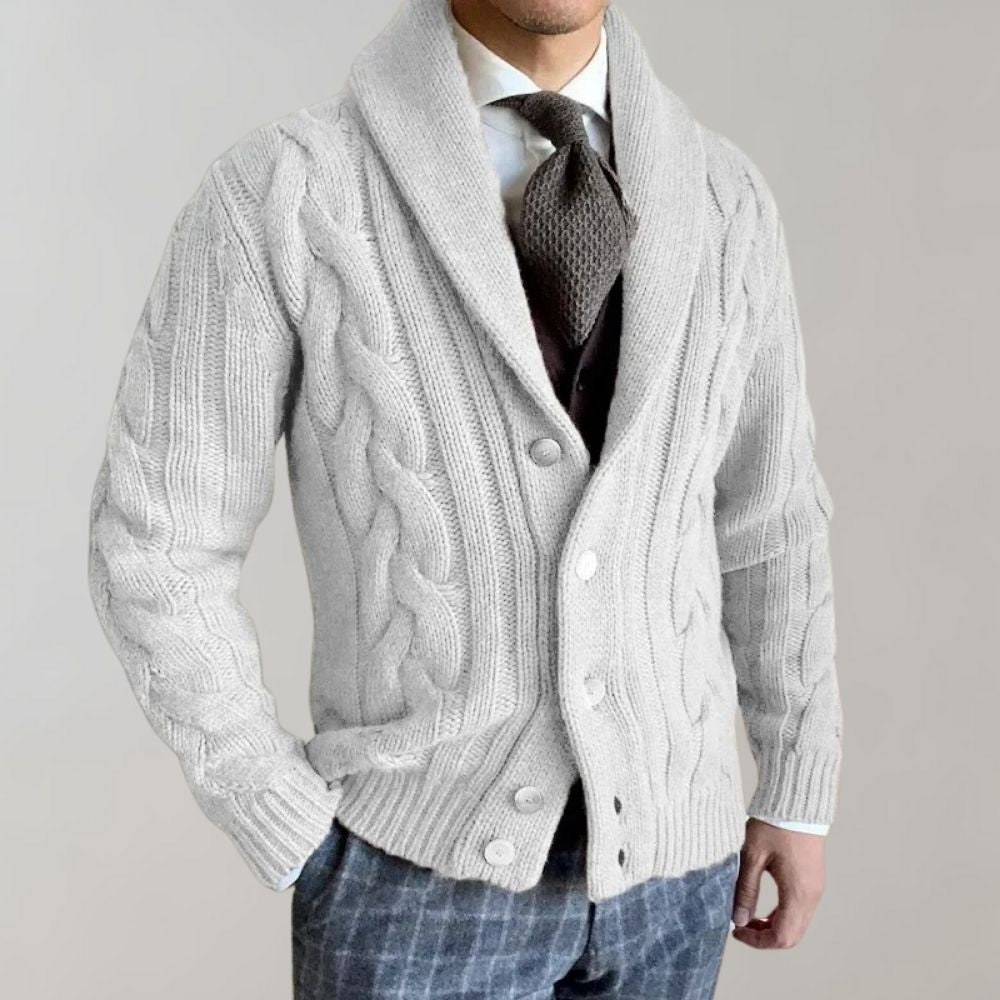 Samuel - Men's Cozy Button-Up Waistcoat