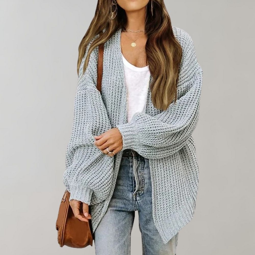 Relaxed Fit Casual Knitted Cardigan for Women