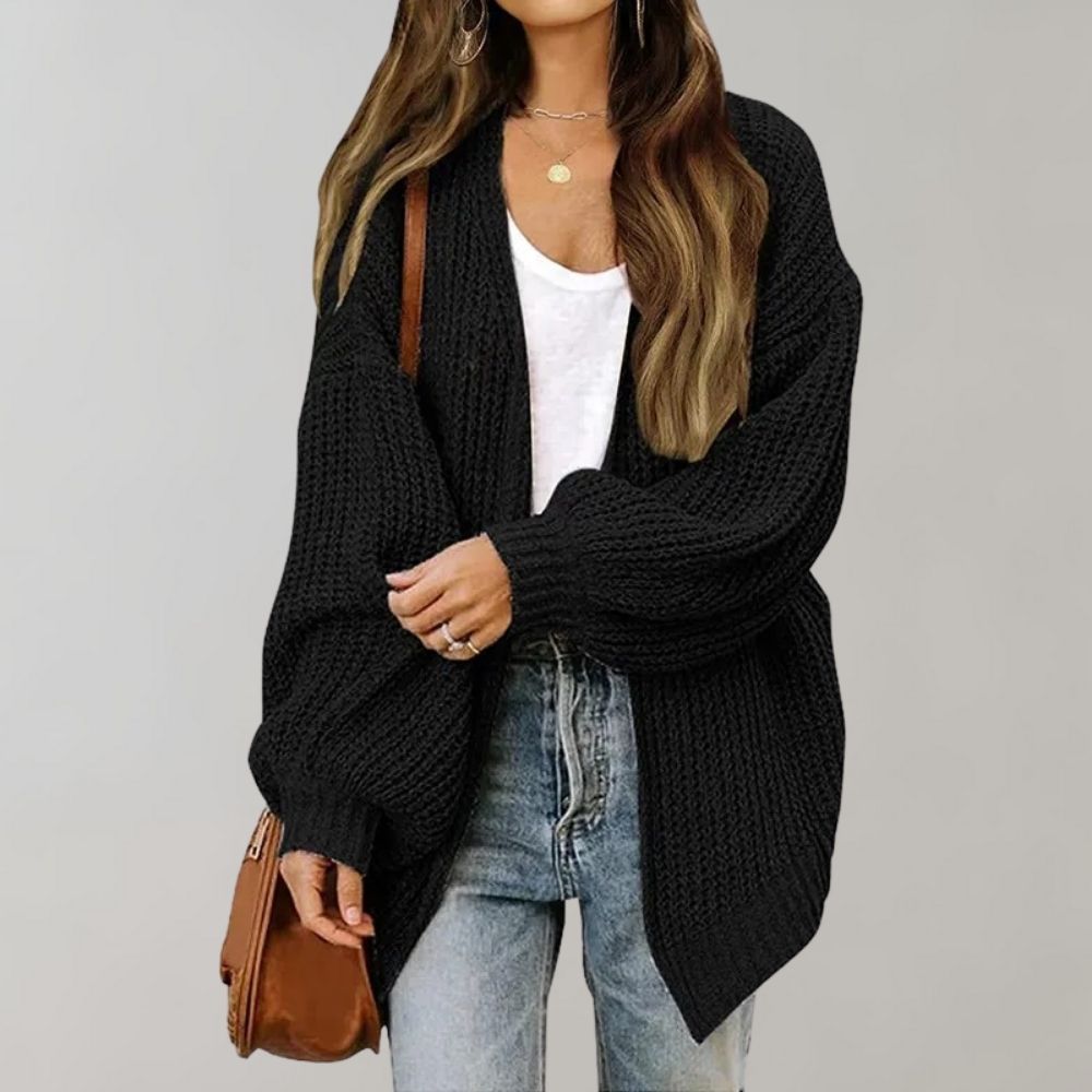 Relaxed Fit Casual Knitted Cardigan for Women