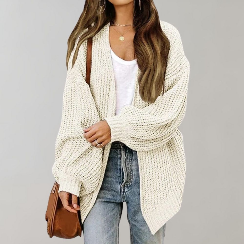 Relaxed Fit Casual Knitted Cardigan for Women