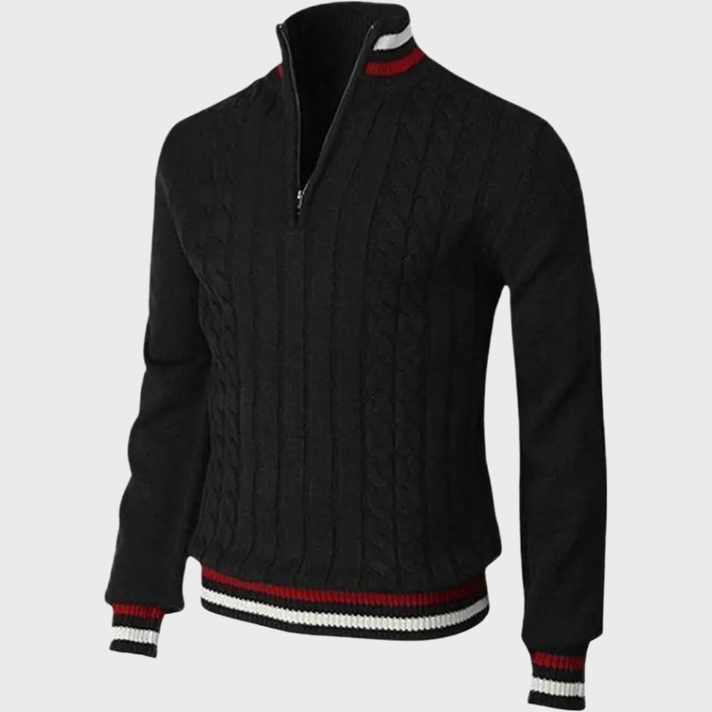 Berend - Trendy Men's Half-Zip Sweater