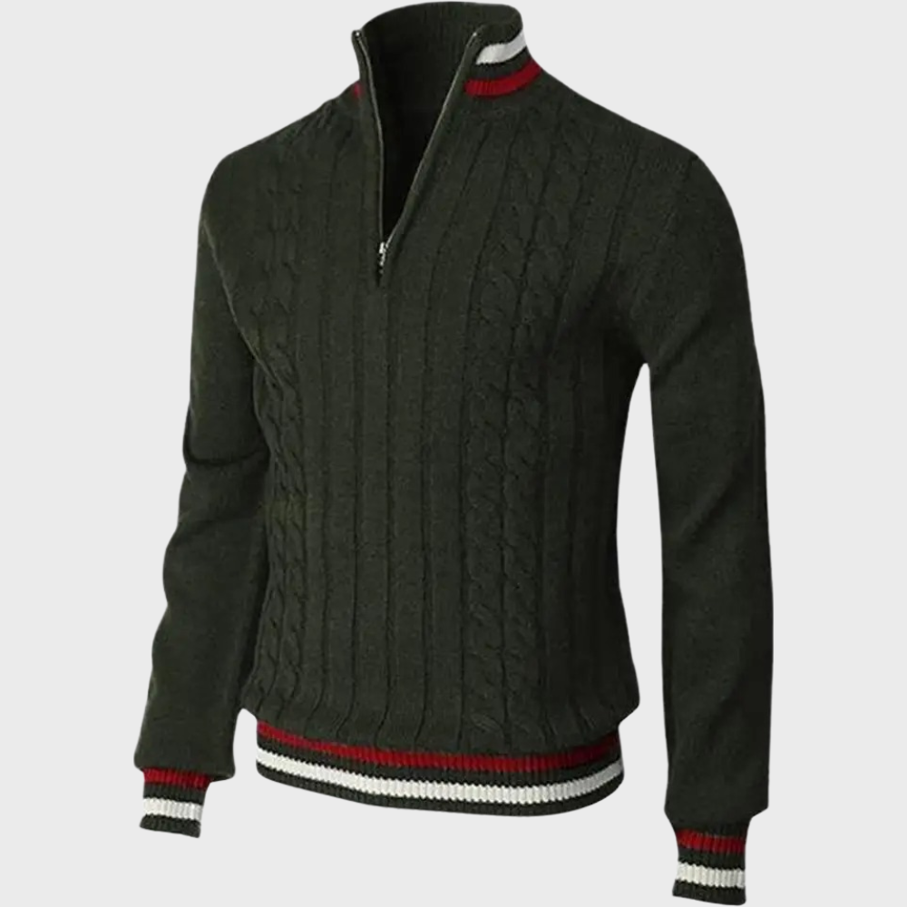 Berend - Trendy Men's Half-Zip Sweater
