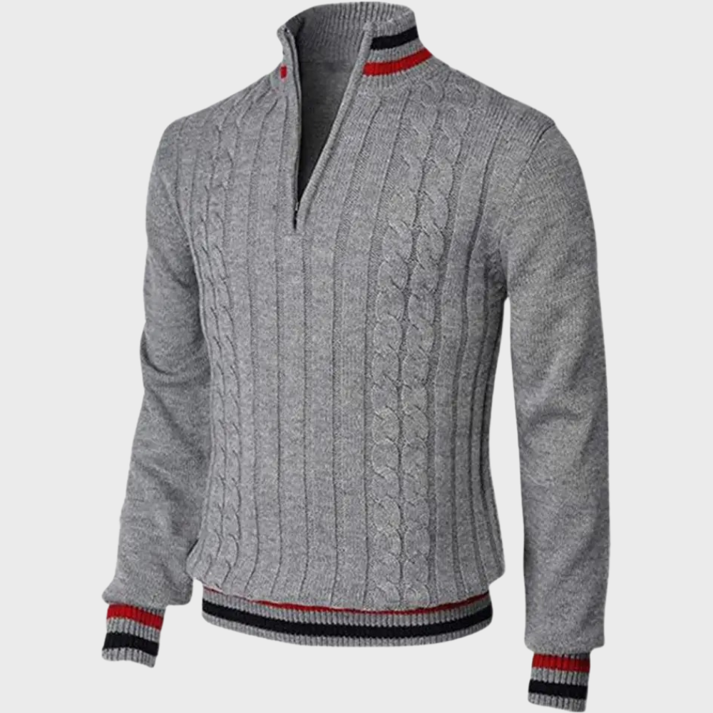 Berend - Trendy Men's Half-Zip Sweater