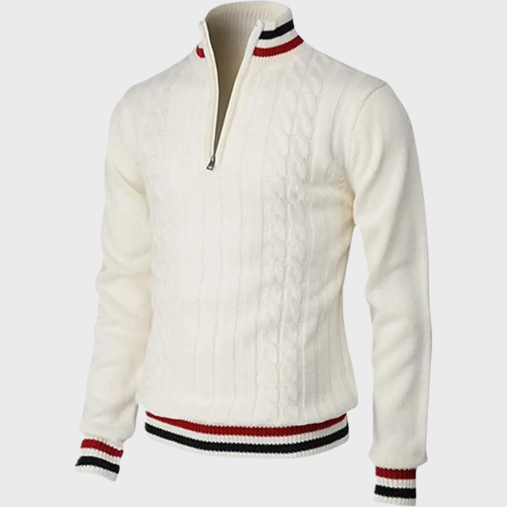 Berend - Trendy Men's Half-Zip Sweater