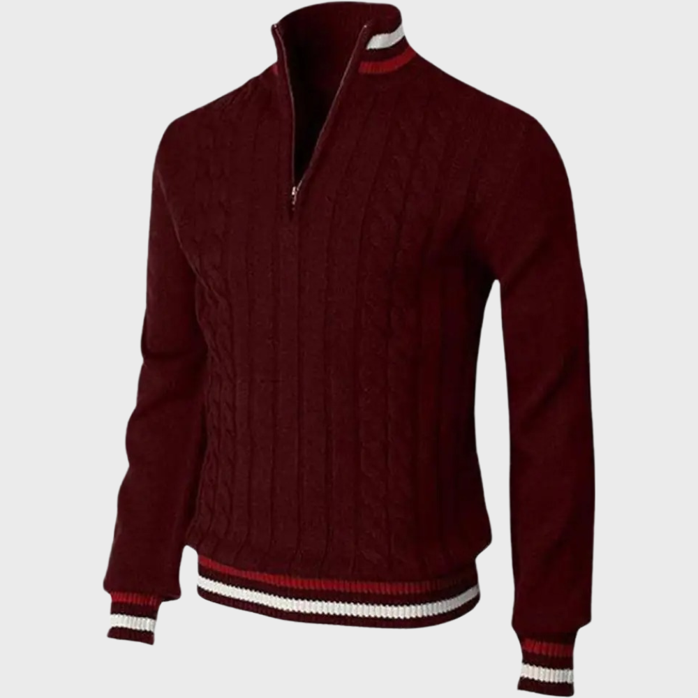 Berend - Trendy Men's Half-Zip Sweater