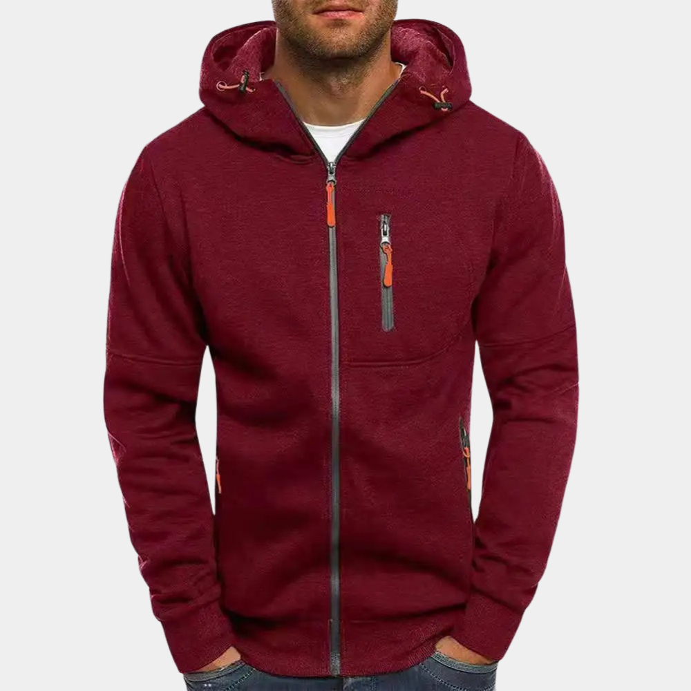 JACKS - Men's Lightweight Zip-Up Summer Hoodie