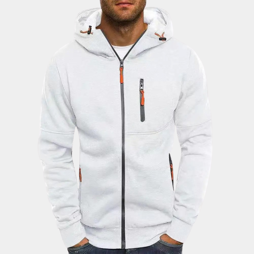 JACKS - Men's Lightweight Zip-Up Summer Hoodie