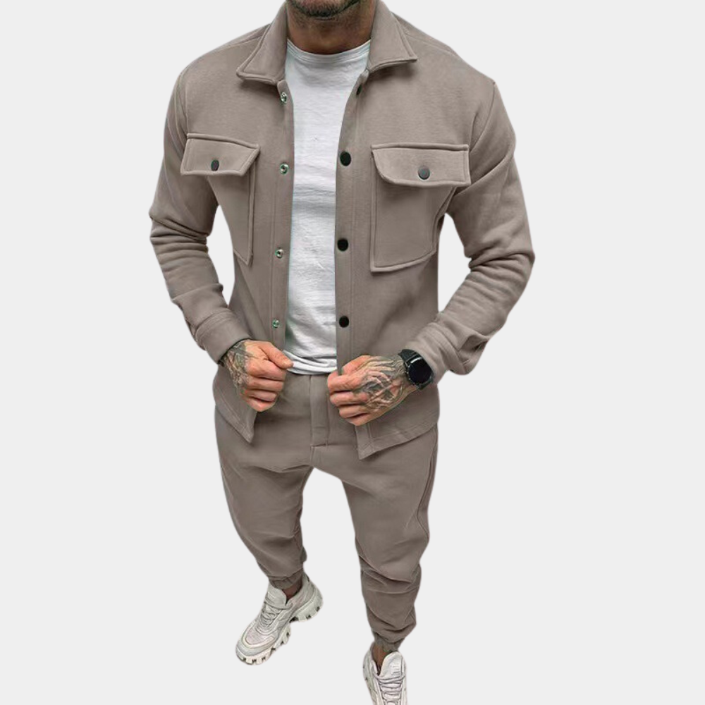 VALERO - Men's Casual Outfit | Blazer and Trousers Set