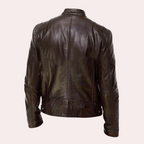 MIKEL - Men's Leather Summer Jacket