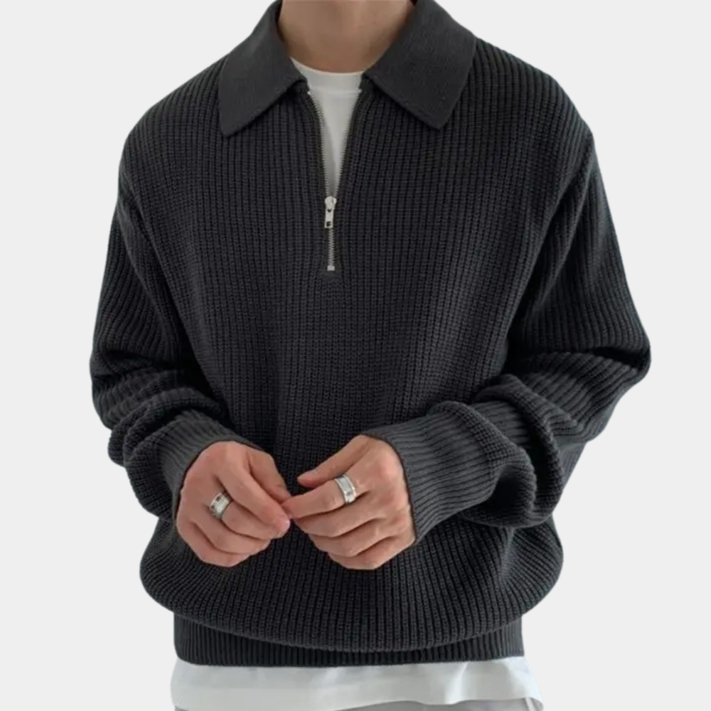 Noah - Men's Half-Zip Sweater