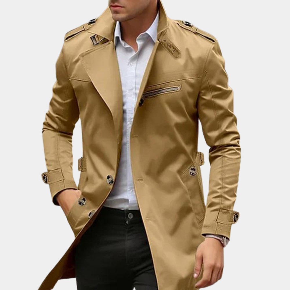 Chic Men's Summer Trench Coat