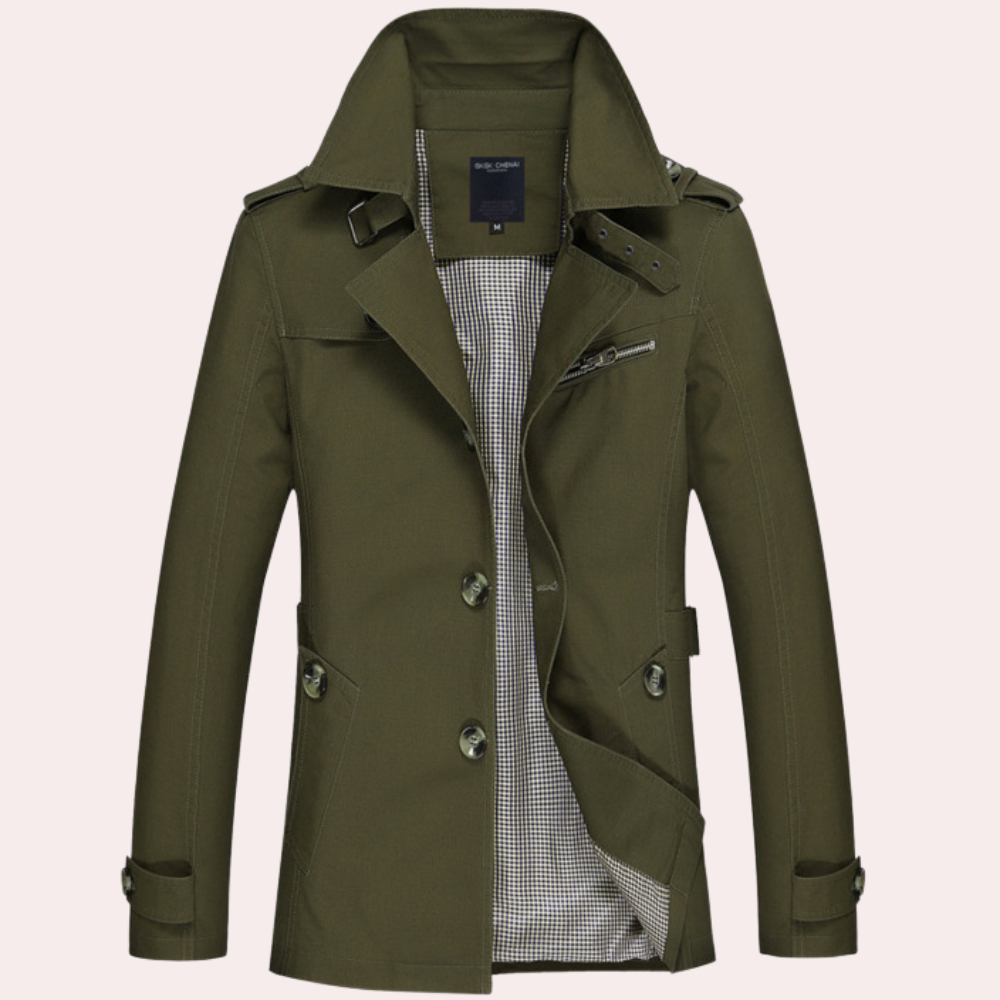 Chic Men's Summer Trench Coat