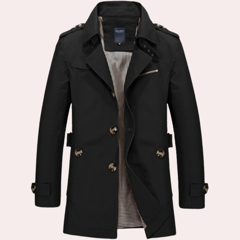Chic Men's Summer Trench Coat