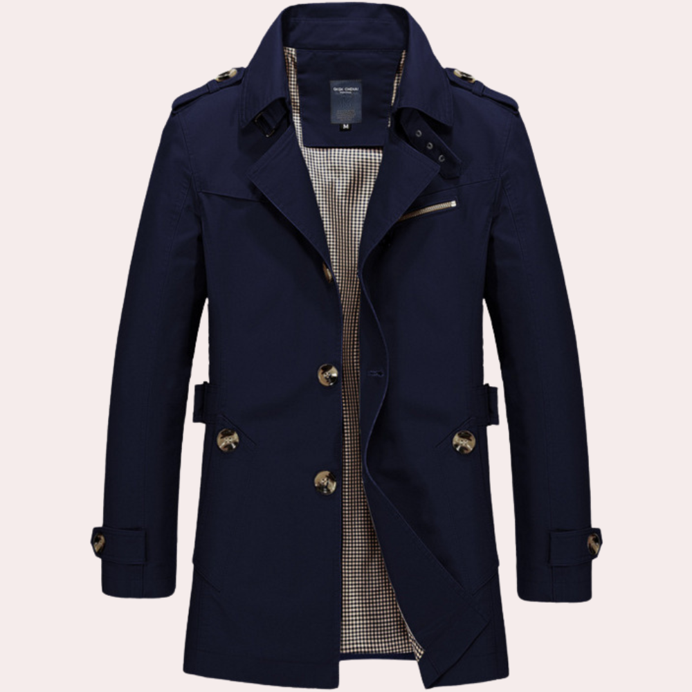 Chic Men's Summer Trench Coat