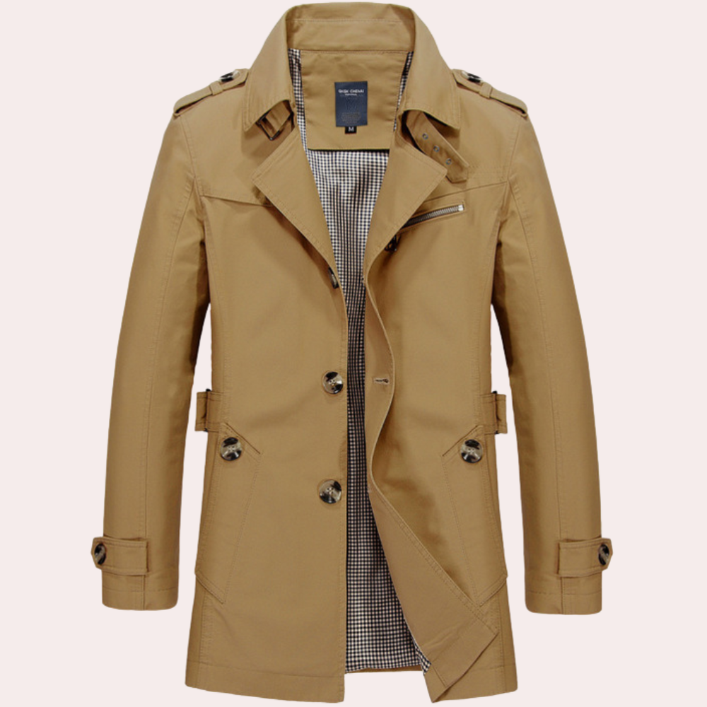 Chic Men's Summer Trench Coat