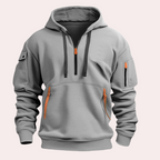 TEVO Men's Winter Half-Zip Hoodie