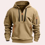 TEVO Men's Winter Half-Zip Hoodie