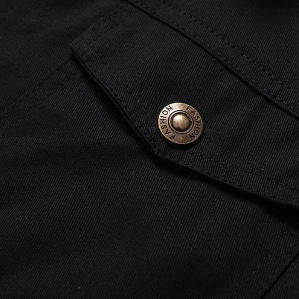 DIRK - Men's Vintage Bomber Jacket - Ideal for Spring and Summer