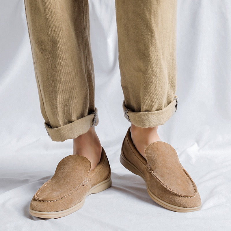 Luxury Suede Loafers - Classic Old Money Style
