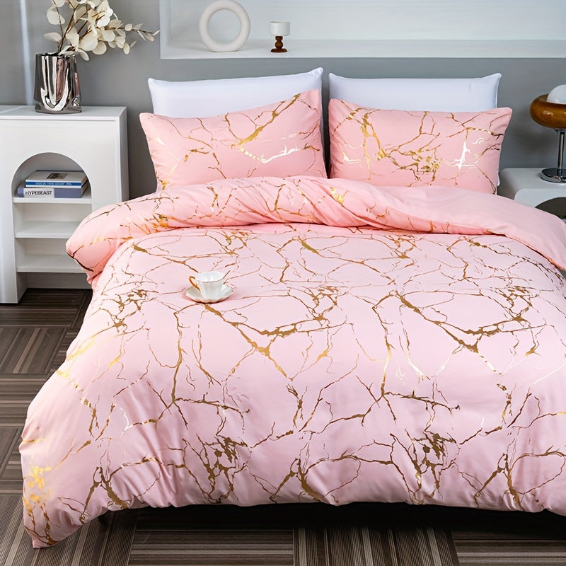 Xavor - Opulent Marble Duvet Cover for Ultimate Comfort