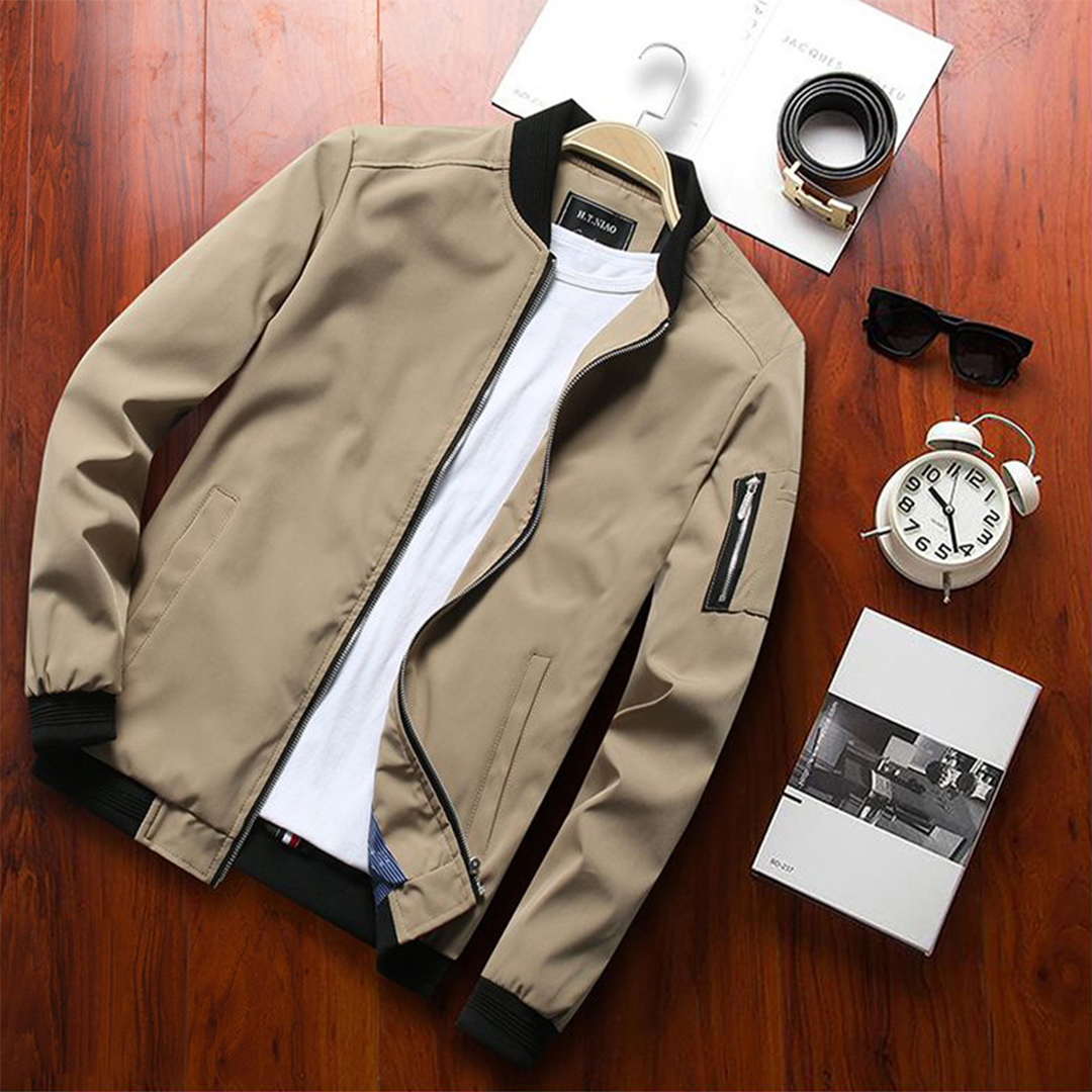 CRISTIAN - Trendy Short Summer Jacket for Men, Ideal for Spring and Summer Wear.
