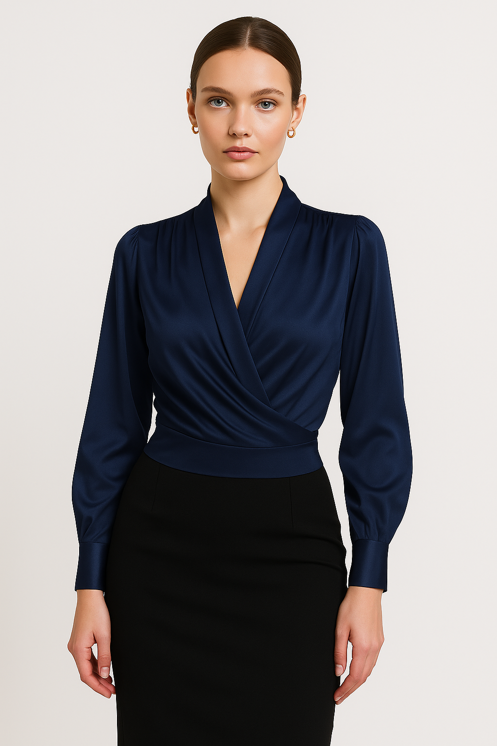 Lola - Elegant Satin Blouse