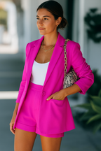 Salma - Summer Blazer and Shorts Ensemble