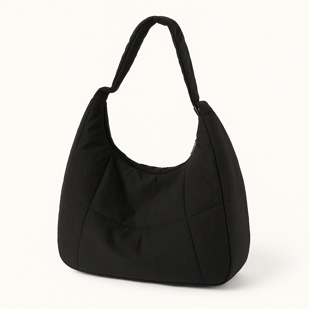 Spacious Shoulder Bag with Front Pockets