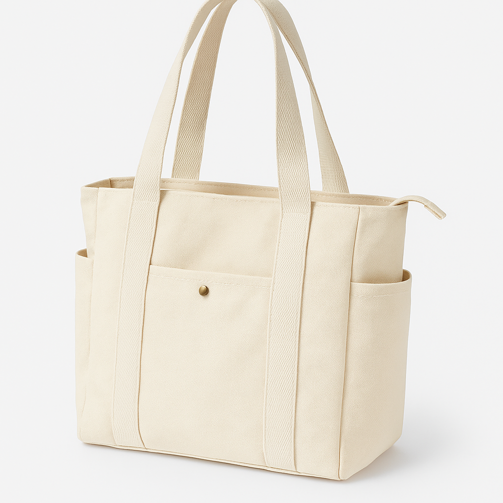 Cozy Canvas Tote Bag - Shoulder Style