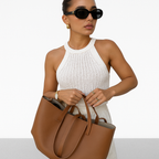 Retro Shoulder Tote Bag