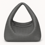Vegan Leather Woven Handbag