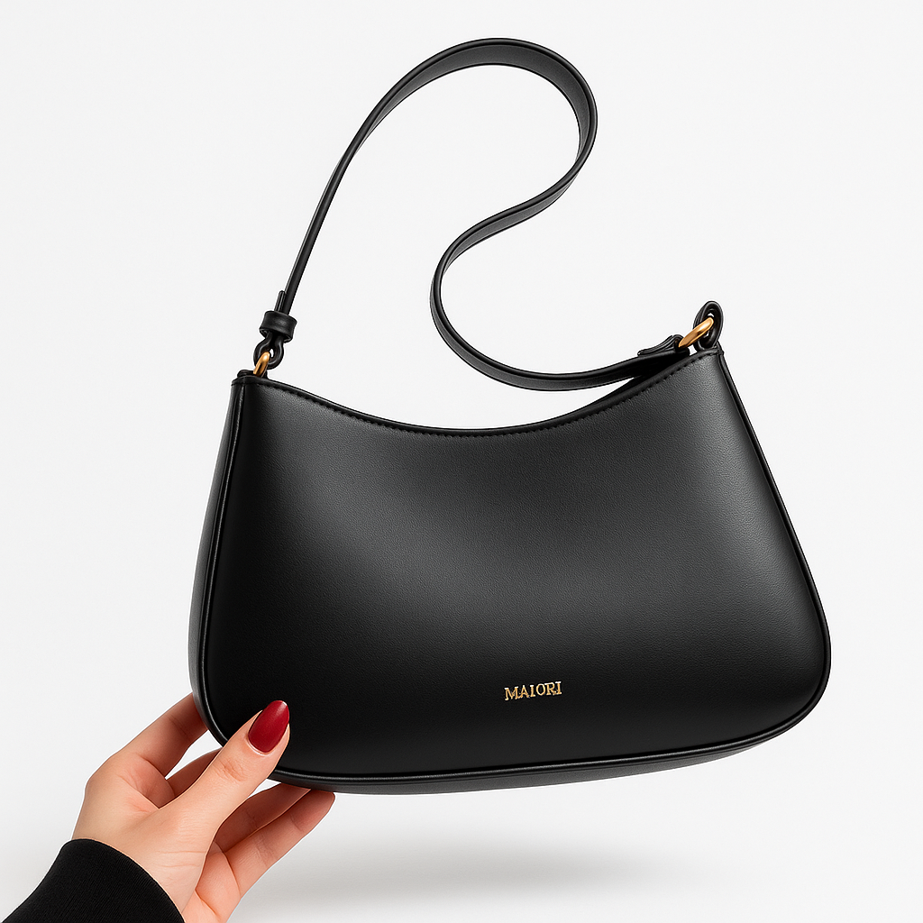 Adjustable Strap PU Leather Shoulder Bag