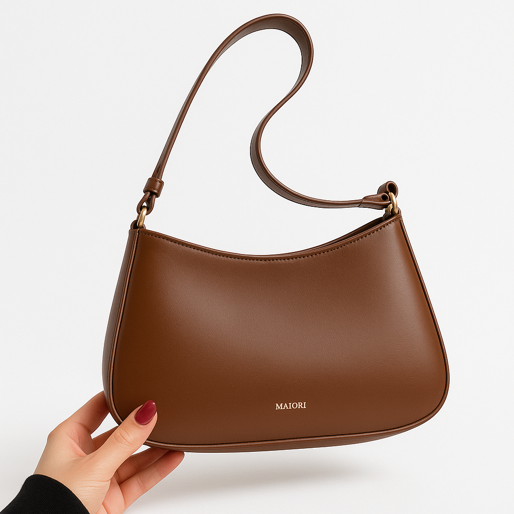 Adjustable Strap PU Leather Shoulder Bag