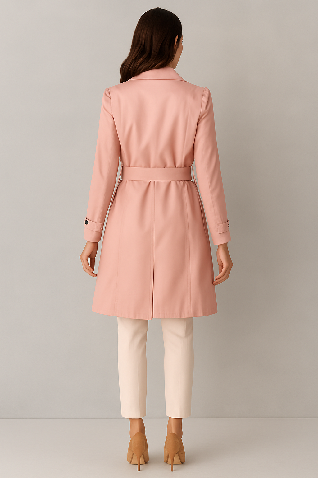 Chic Women's Tailored Trench Coat