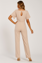 Jinte-Rose - Bow-Detail Jumpsuit