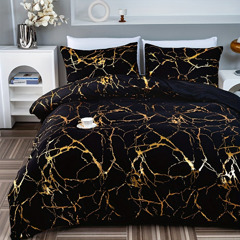 Xavor - Opulent Marble Duvet Cover for Ultimate Comfort
