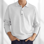LEON - Men's Knit Polo Sweater