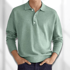 LEON - Men's Knit Polo Sweater