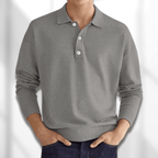 LEON - Men's Knit Polo Sweater