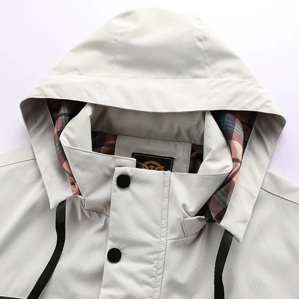 DAMIAN - Hooded Men's Rain Jacket