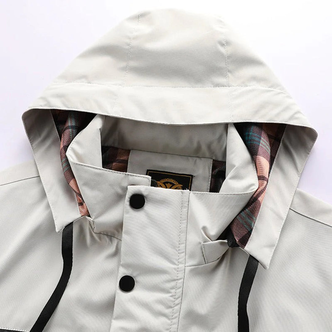DAMIAN - Hooded Men's Rain Jacket