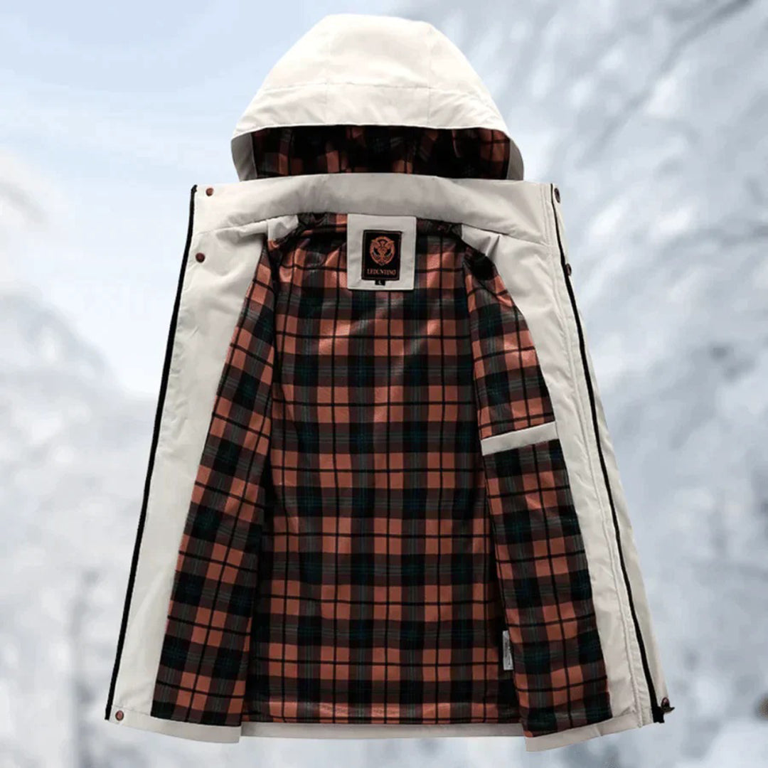 DAMIAN - Hooded Men's Rain Jacket