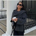 Elara Oversized Wool Coat - Luxurious Comfort