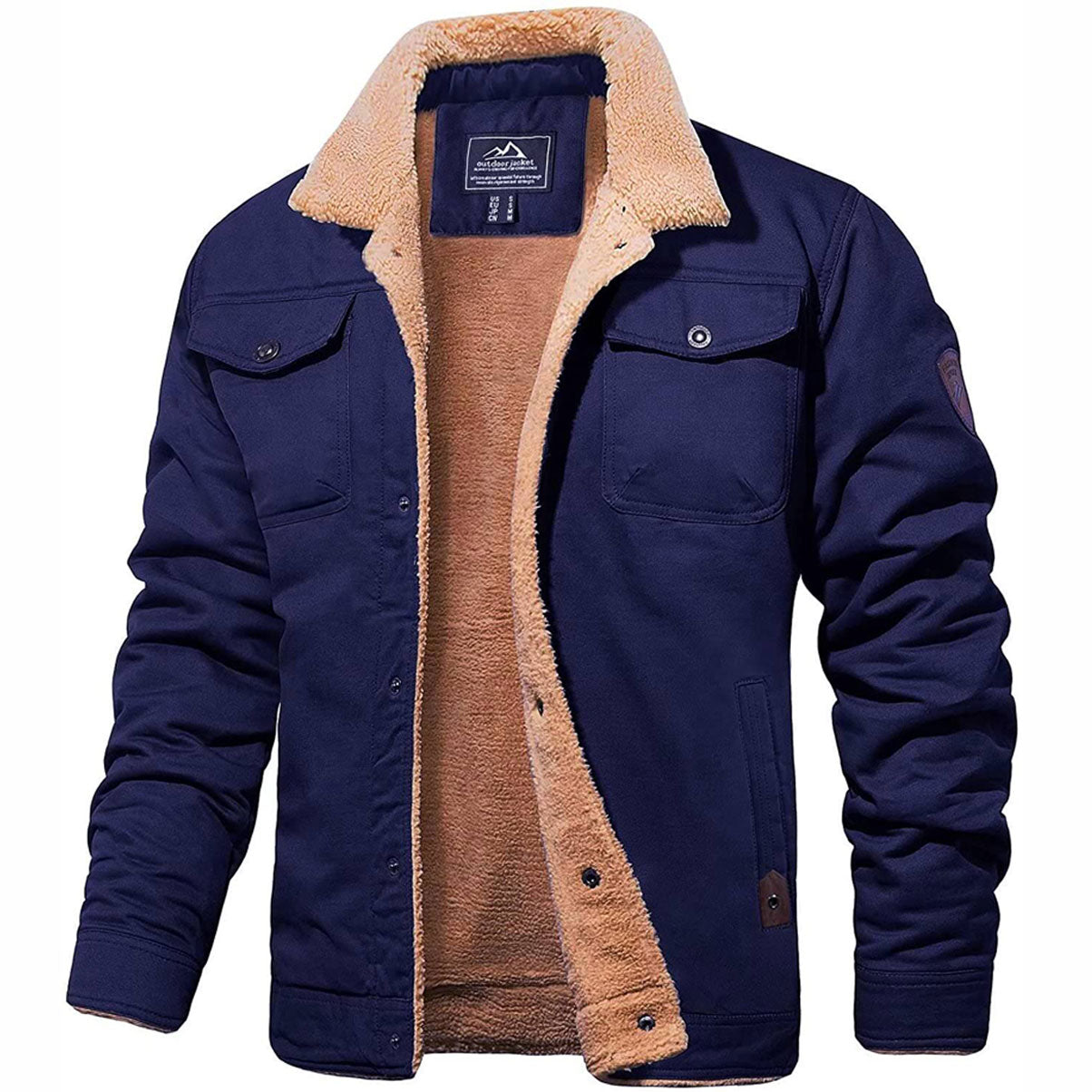 DIRK - Men's Vintage Bomber Jacket - Ideal for Spring and Summer