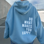 Nikita - Oversized Hoodie Featuring Inspirational Quote