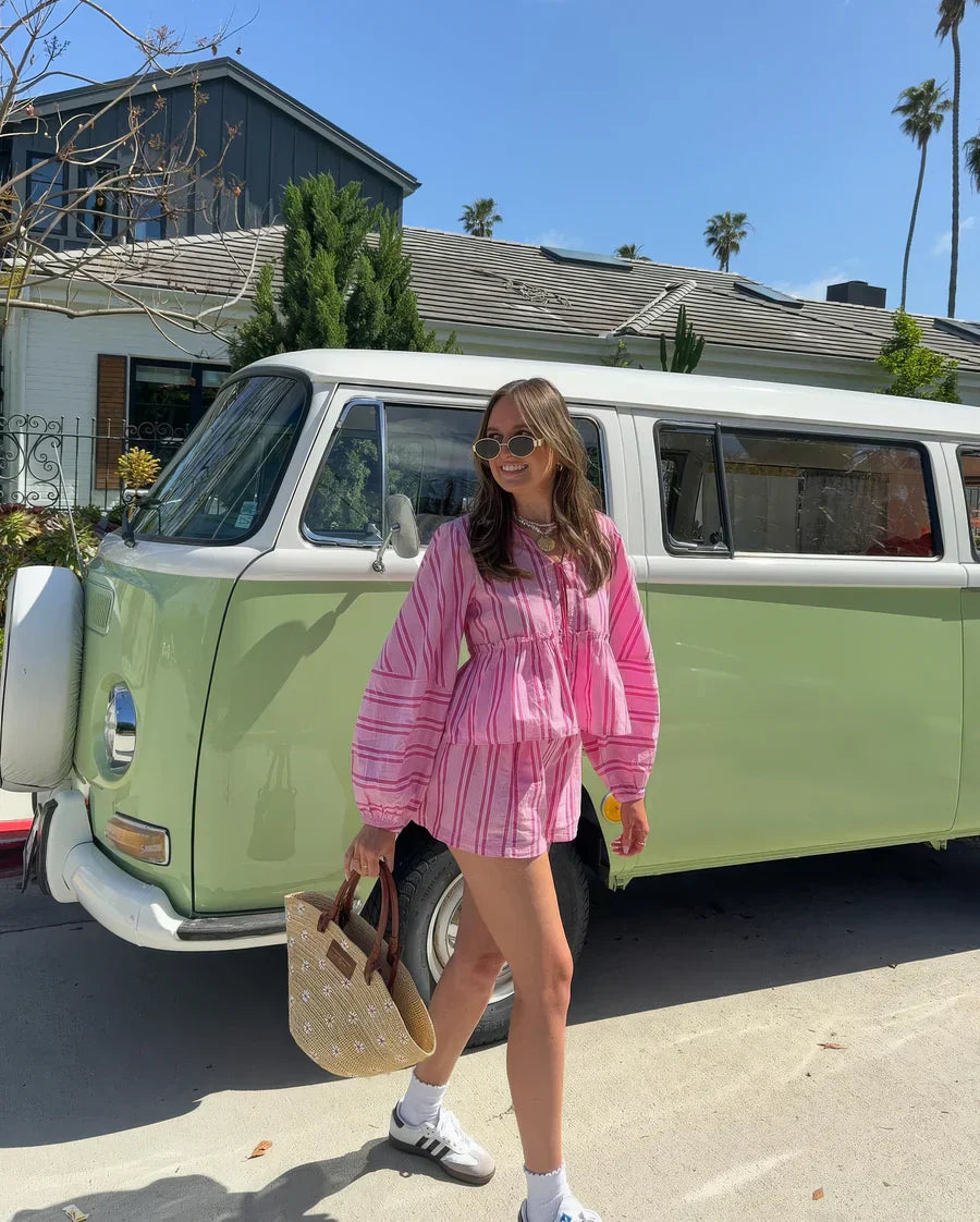 Samira - Breezy Striped Summer Ensemble