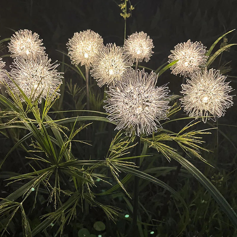 Solar-Powered Waterproof Dandelion-Shaped Garden Lamp